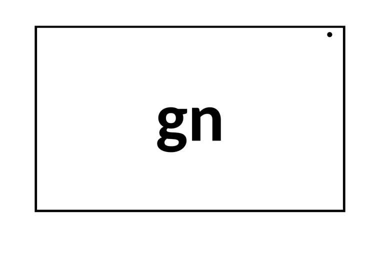 Advanced Graphemes phonics flashcard front