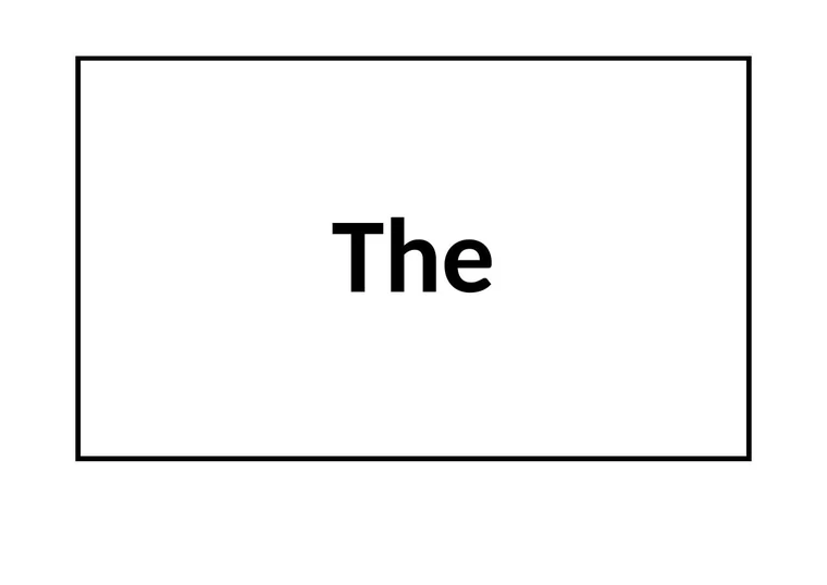 Capitals & Punctuation phonics flashcard front
