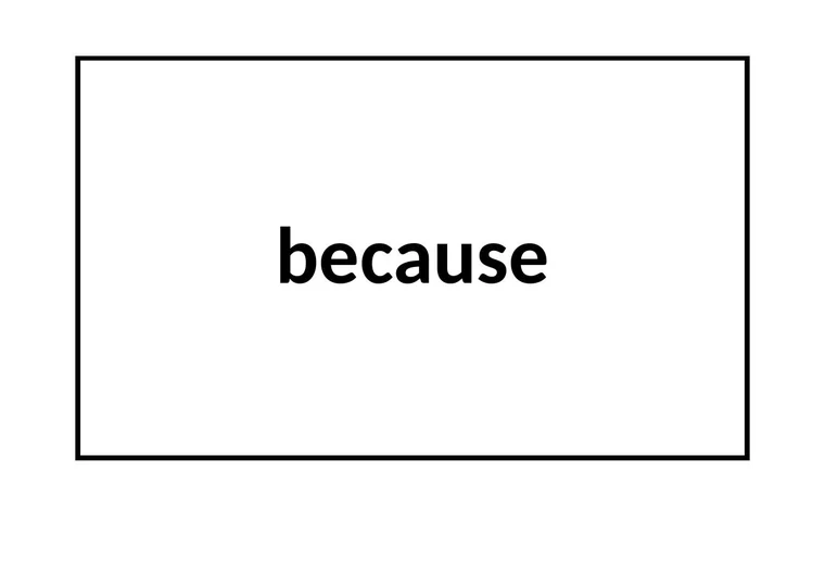 Irregular Words phonics flashcard front