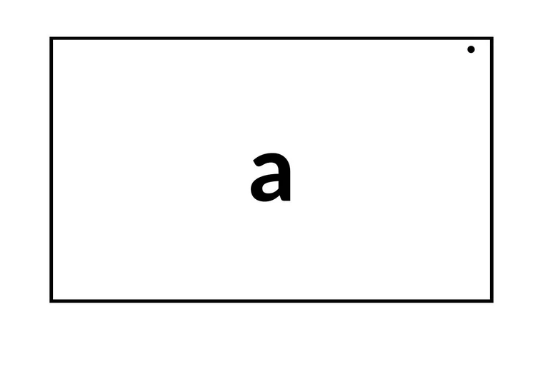 Long Vowels phonics flashcard front